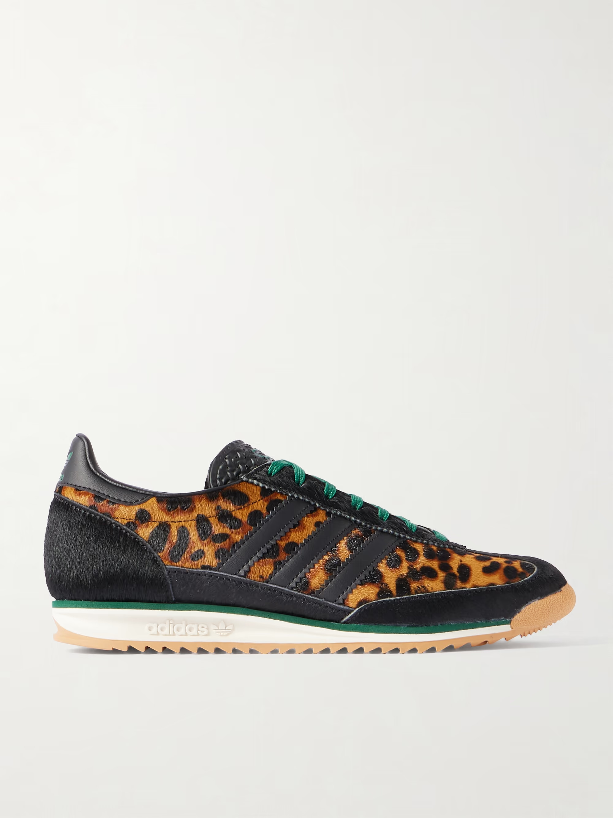 SL 72 OG leather-trimmed leopard-print calf hair sneakers | NET-A-PORTER (UK & EU)