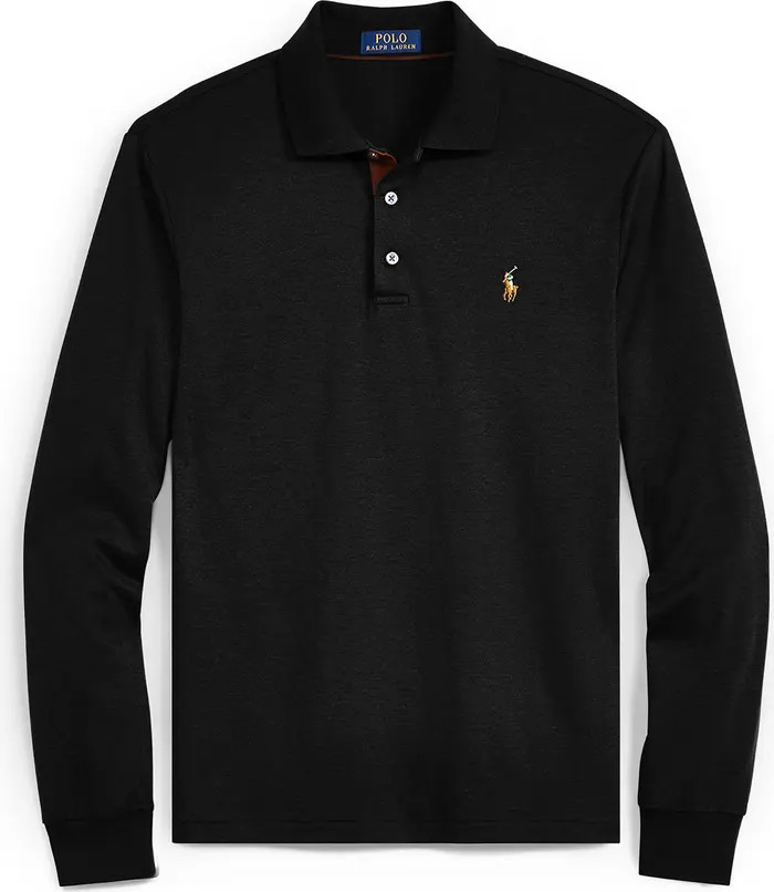 Long Sleeve Pima Cotton Polo | Nordstrom
