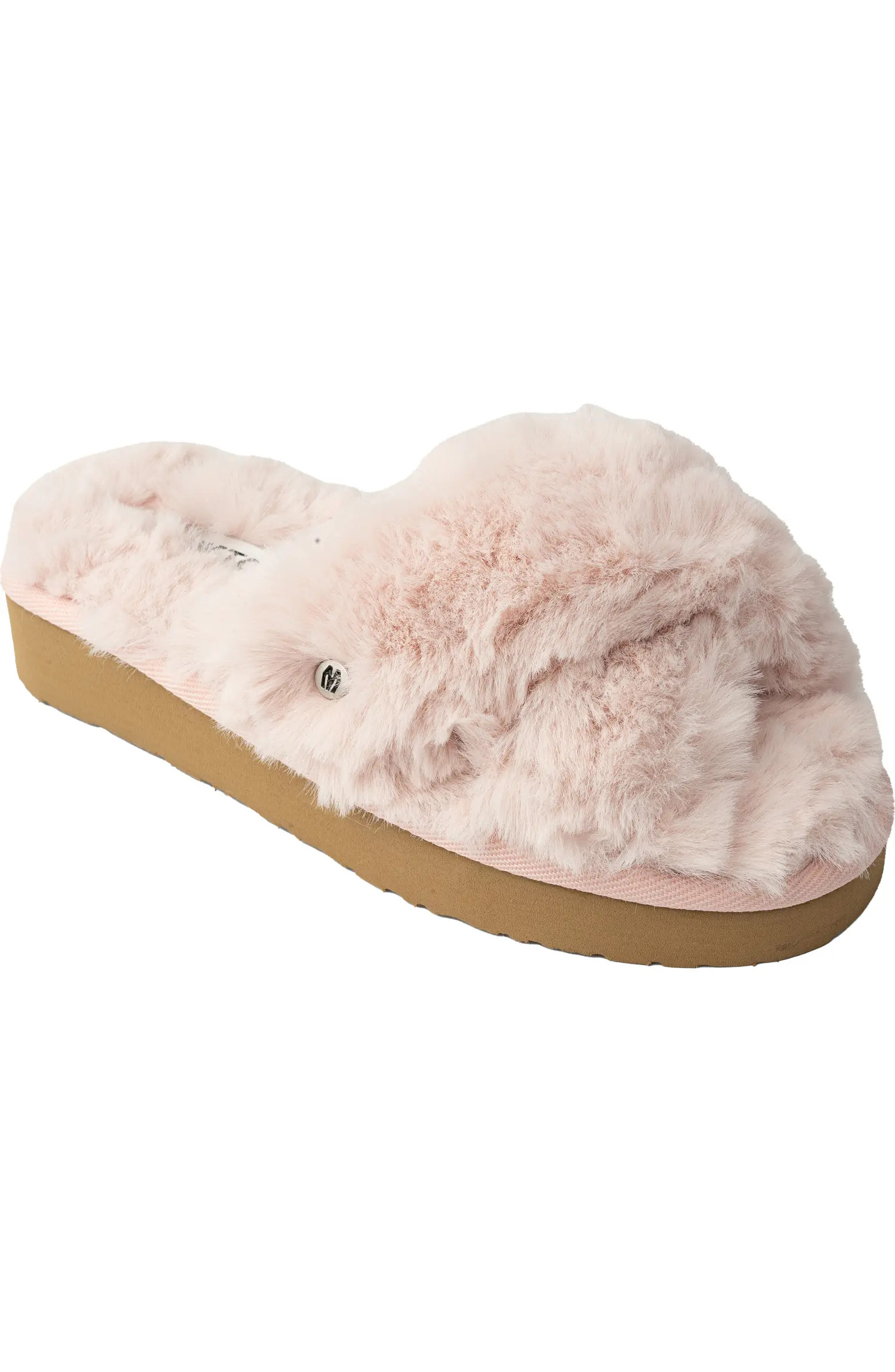Minnetonka Teddy 3 Faux Fur Slipper (Women) | Nordstrom | Nordstrom