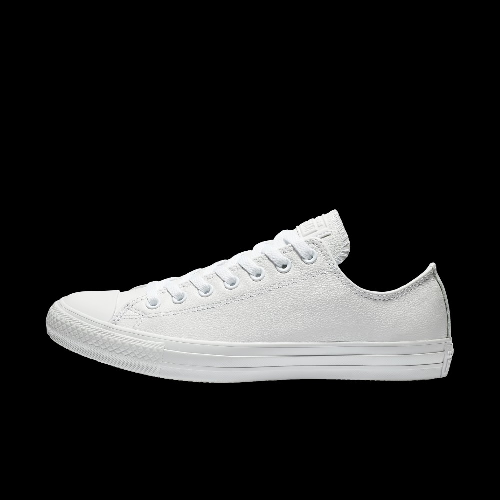 Converse Chuck Taylor All Star Mono Leather Low Top Shoe Size 3 (White) | Converse (US)