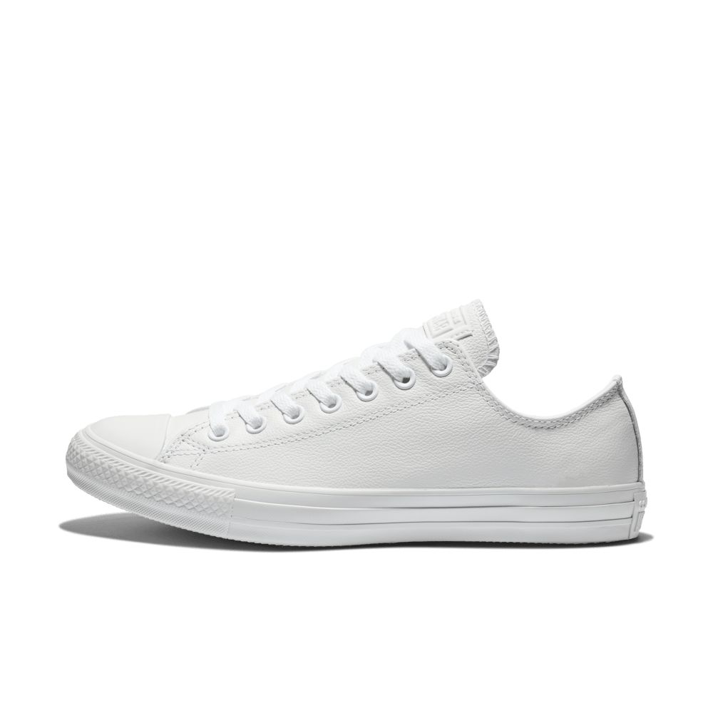 Converse Chuck Taylor All Star Mono Leather Low Top Shoe Size 3 (White) | Converse (US)