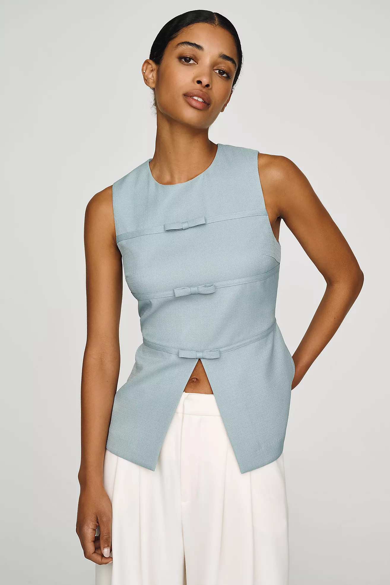 Endless Rose Sleeveless Bow Top | Anthropologie (US)