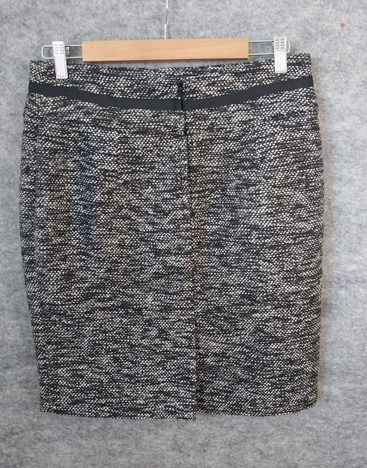 TARGET Womens Size 12 Pencil Skirt Black & White Boucle Lined Knee Length | eBay AU