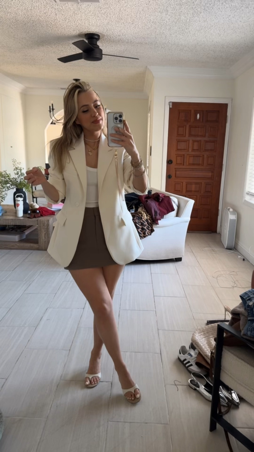 Obsessed with this ivory blazer from MANGO, the quality is unbelievable! 

Mango's family & friends sale, 30% off orders $199 and free shipping with code: EXTRA30

#LTKStyleTip #LTKFallSale #LTKSaleAlert