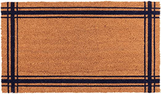 KAF Home Coir Doormat with Heavy-Duty, Weather Resistant, Non-Slip PVC Backing | 17 by 30 Inches,... | Amazon (US)