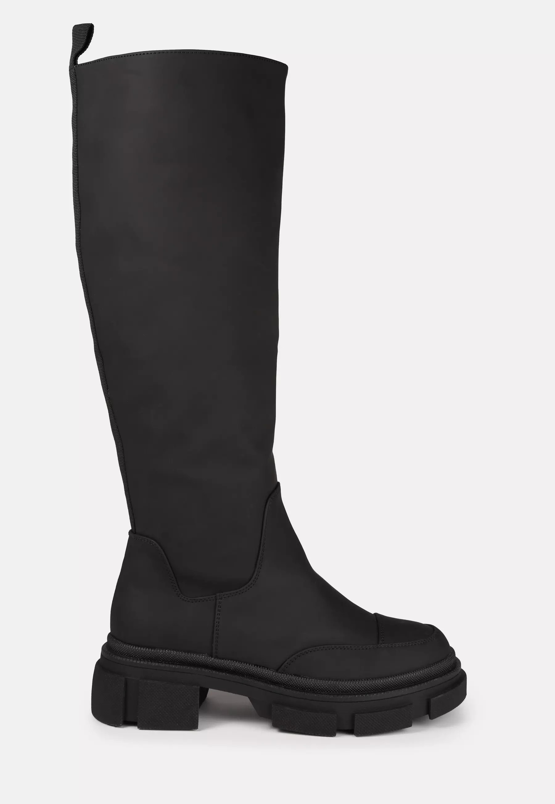 Missguided - Black Rubber Toe Cap Wellington Boots | Missguided (US & CA)