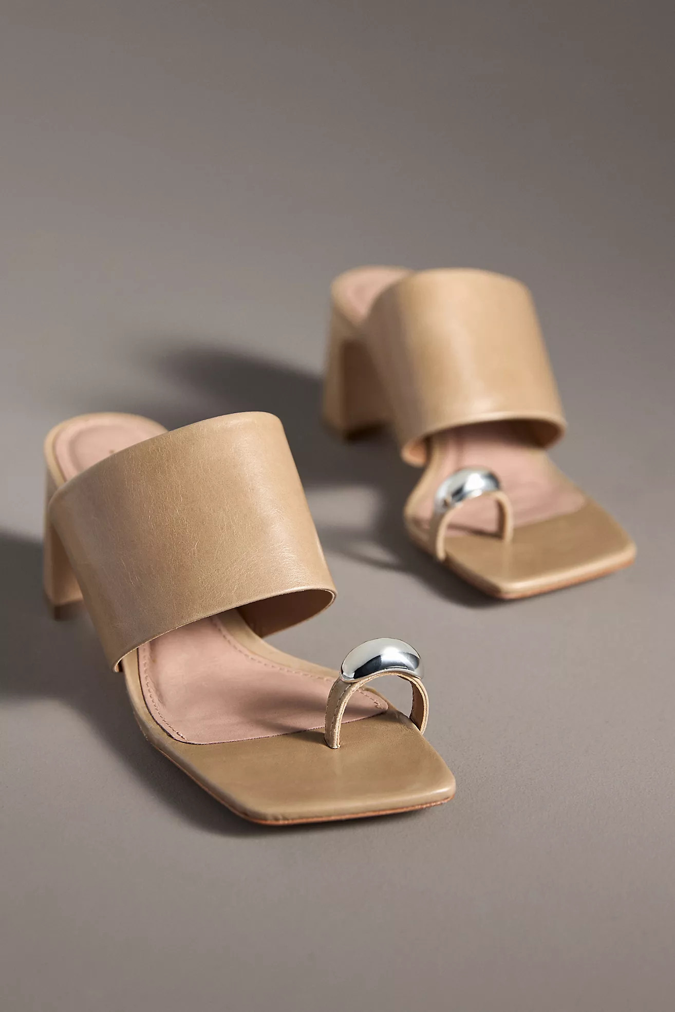 By Anthropologie Toe-Ring Block-Heel Mules | Anthropologie (US)