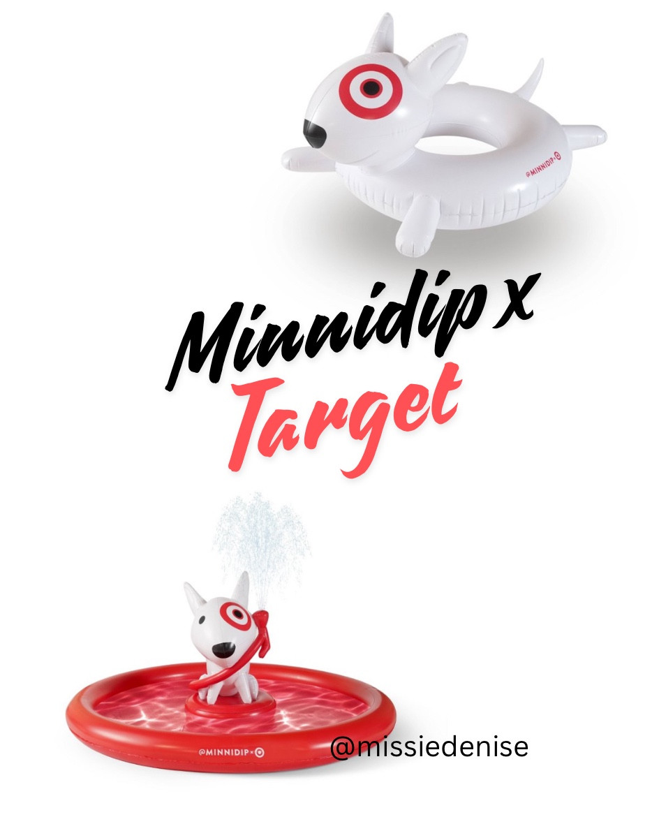 Minnidip x Target bullseye fountain and adult size bullseye float 🎯🎯

#LTKSummerSales #LTKSeasonal #LTKSwim