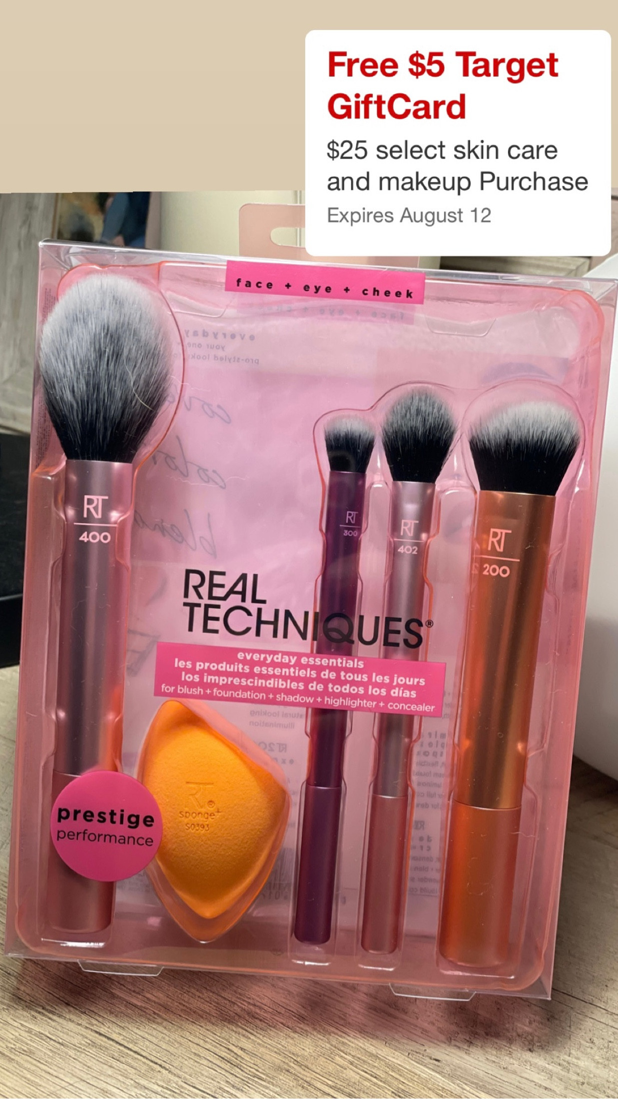 Target Circle Offer! Get a Free $5 Target Gift Card when you spend $25 on select skin care and makeup.

#LTKbeauty #LTKsalealert