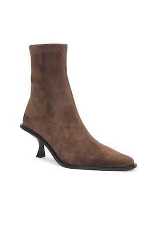 RAYE Thea Bootie in Dark Brown Suede from Revolve.com | Revolve Clothing (Global)