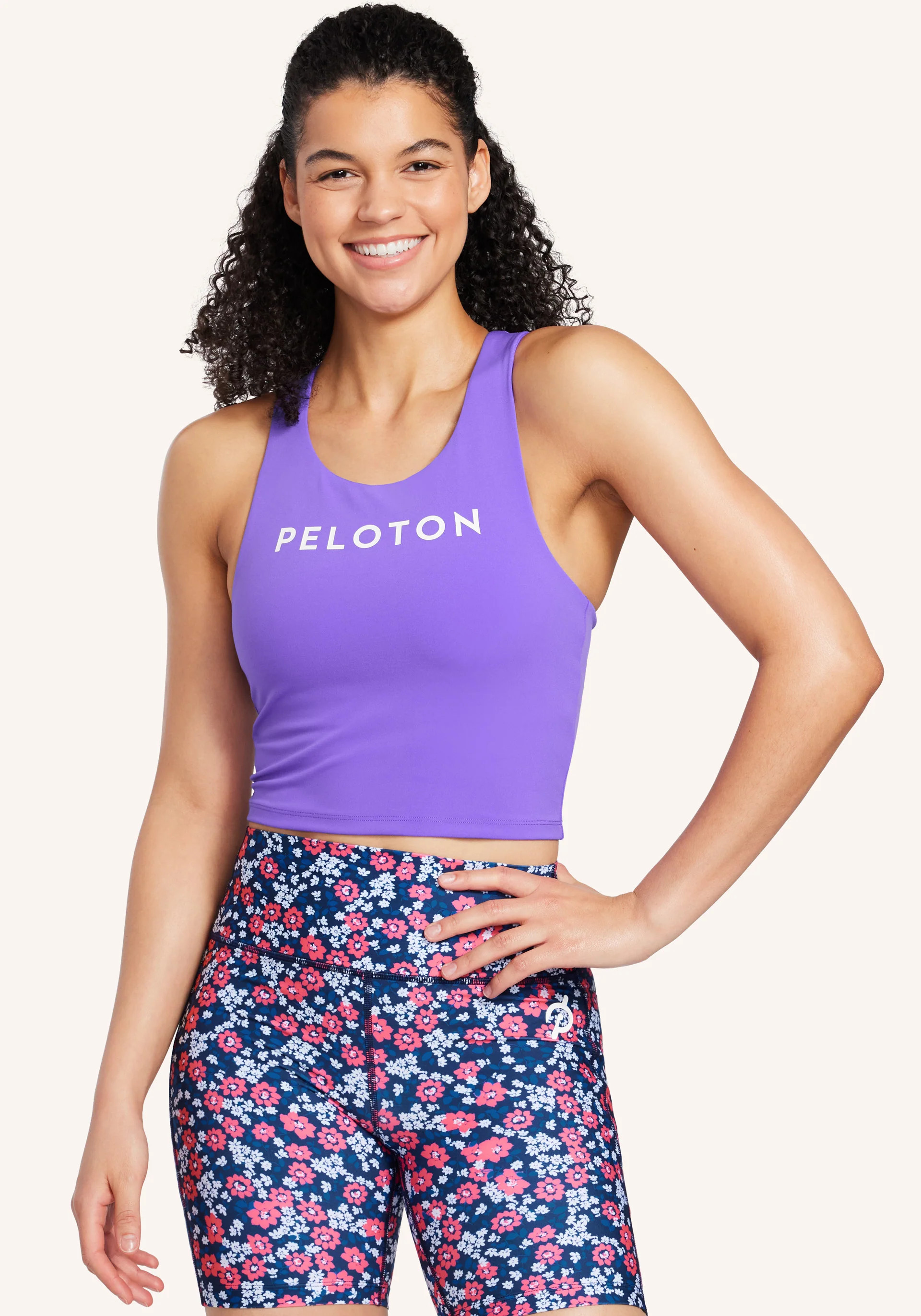 Cadent Twist Back Crop Tank | Peloton Apparel