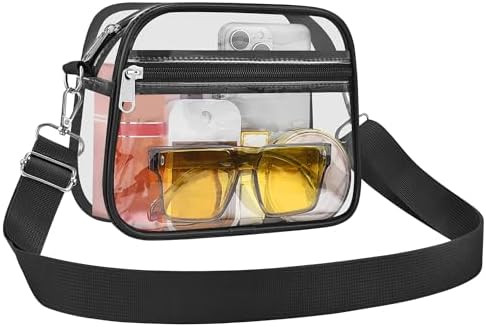 USPECLARE Clear Bag for Stadium Events Clear Handbags Purses for Sports Fans Transparent Crossbod... | Amazon (US)