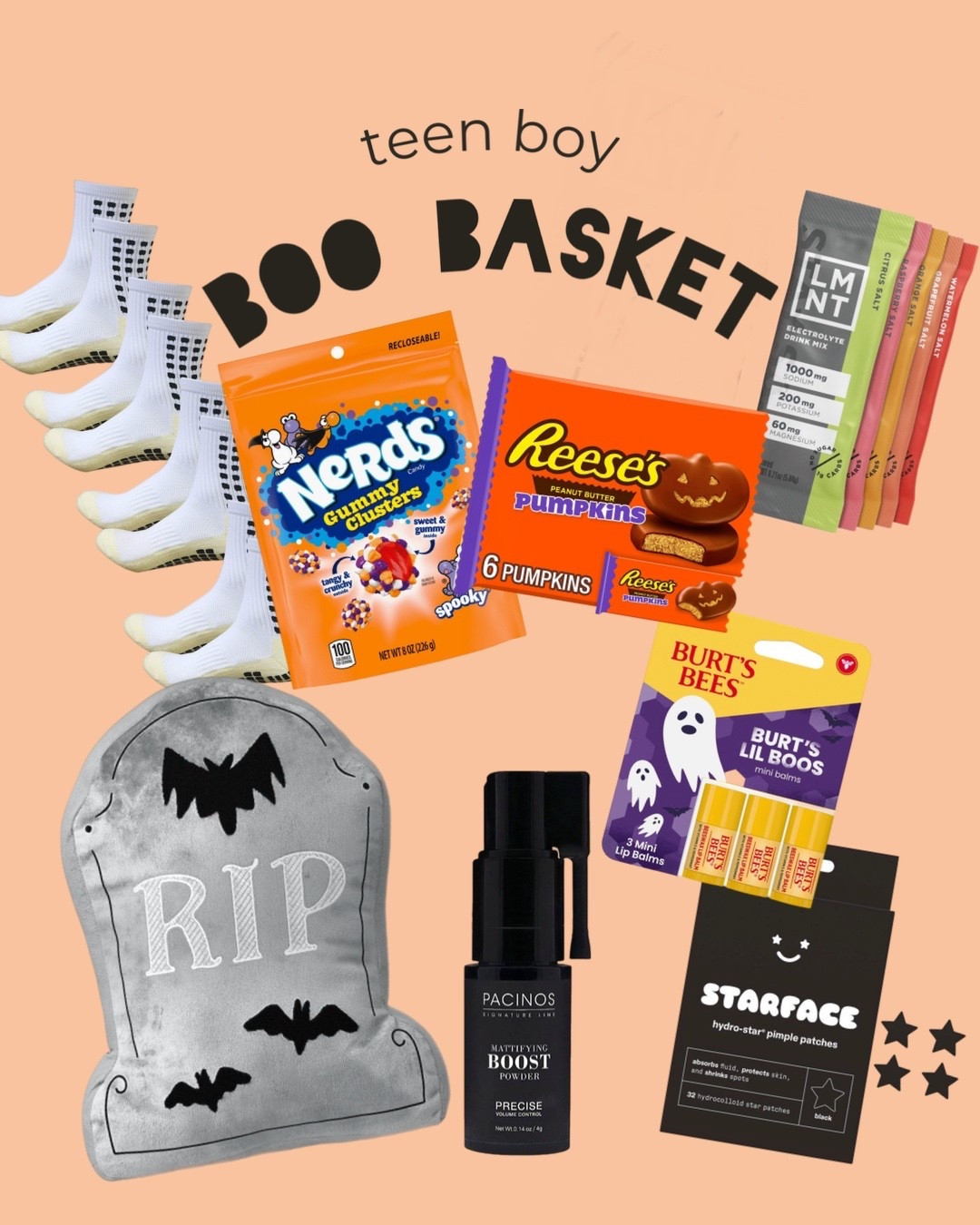 Need some ideas for a teen boy BOO basket?! 👻🖤☠️

#LTKHalloween #LTKKids #LTKGiftGuide