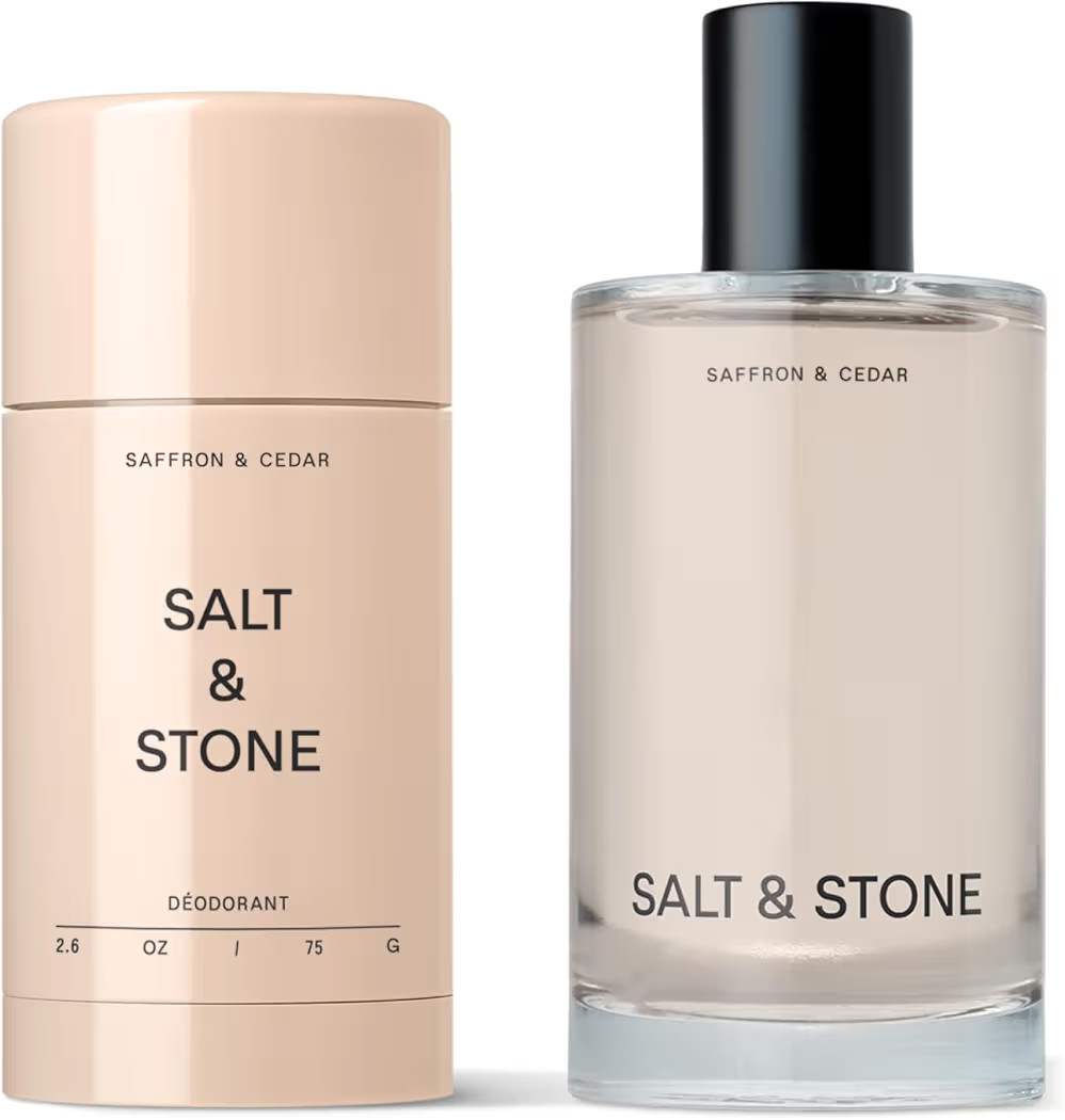 Salt & Stone Signature Scent Duo Set | 48 Hour Aluminum-Free Deodorant & Hydrating Body Mist | Sk... | Amazon (US)