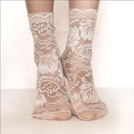 Romantic lace socks to pair with your outfit 

#lacesocks #transparentsocke #lace 

#LTKGiftGuide