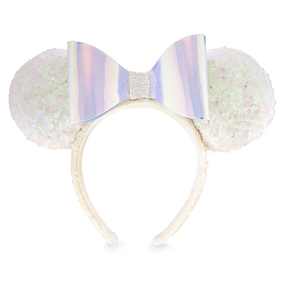 Minnie Mouse Ear Headband – Iridescent Sequins | Disney Store