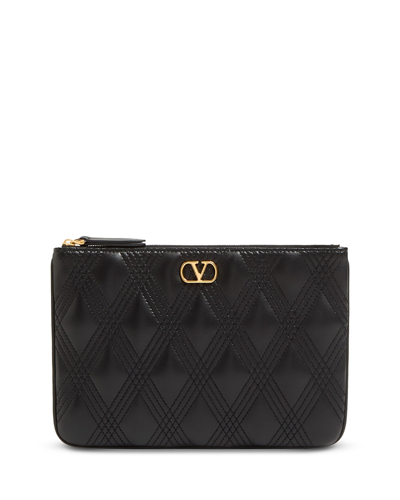 Valentino Garavani Quiltie 67 Medium VLogo Quilted Pouch | Bloomingdale's (US)
