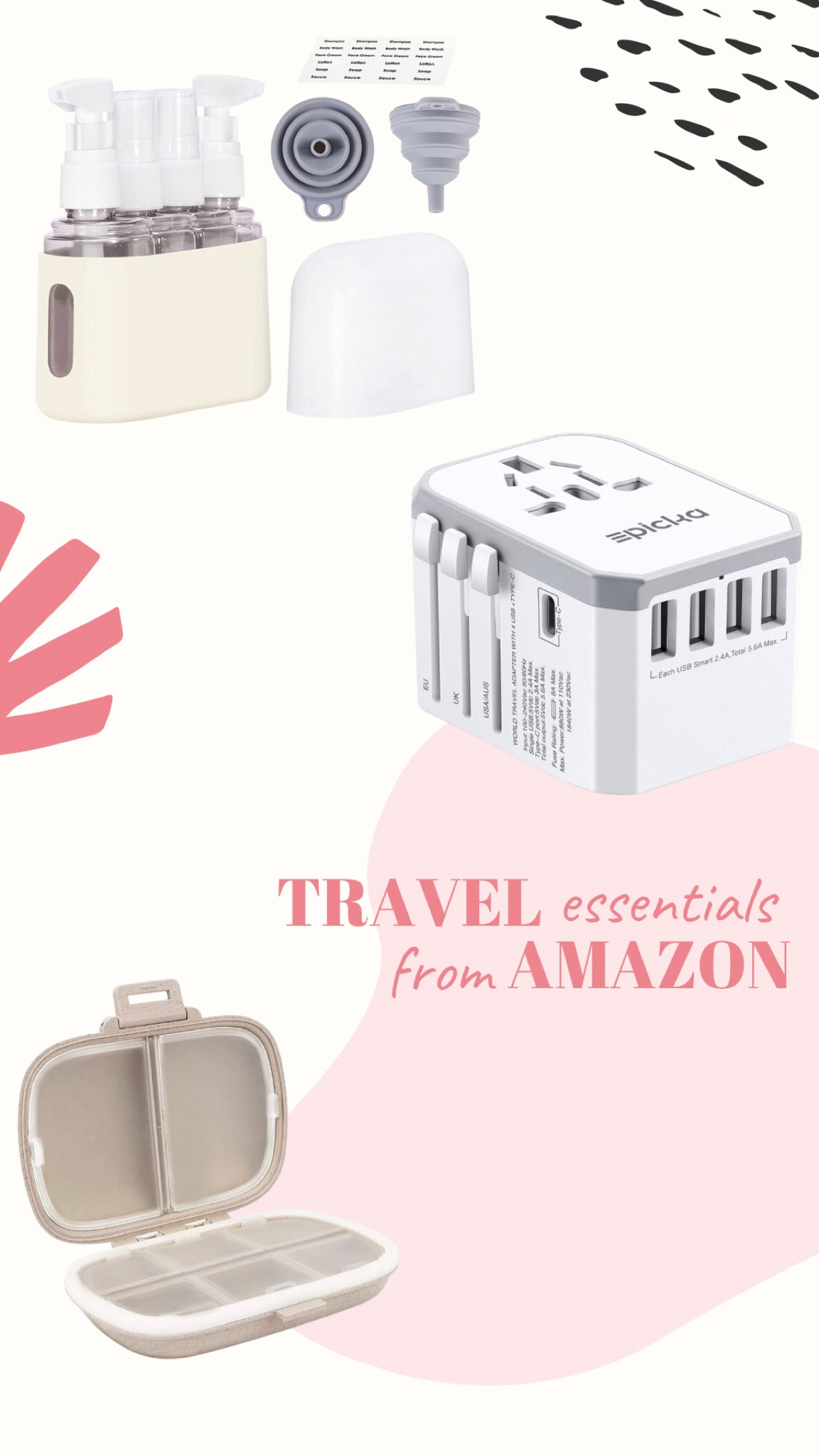 Amazon Travel essentials