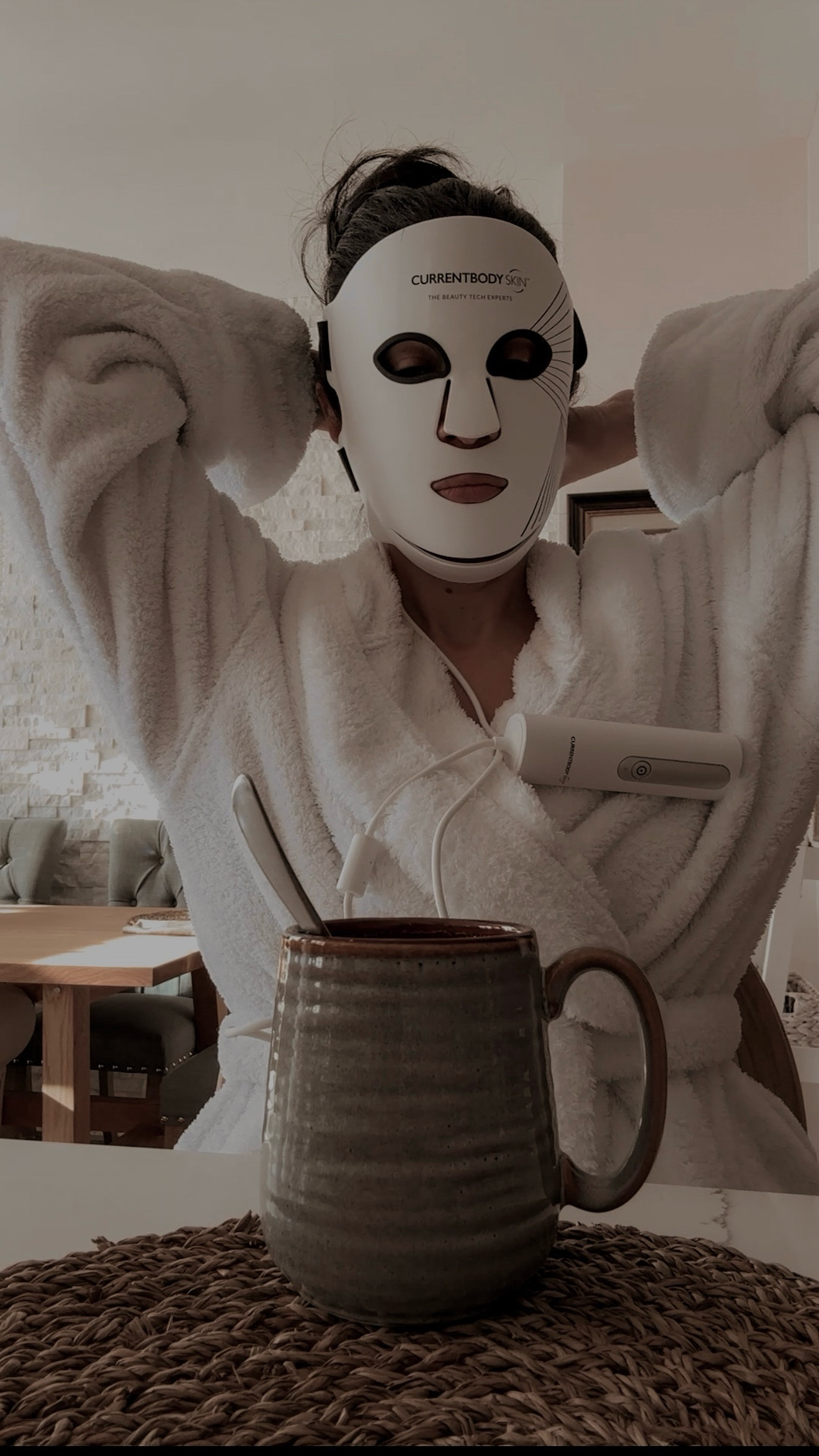 10% off with code SARV .. My 10-Min Morning Routine ☕✨ + LED Red Light Therapy Mask! I love multitasking in the morning—prepping breakfast & coffee while my red light therapy mask works its magic! 🔴✨ It helps with skin rejuvenation, collagen production, and that natural glow—all while I start my day. Who else loves a good self-care routine? 💆‍♀️☀️ #RedLightTherapy #SkincareRoutine #MorningGlow #LEDMask #SelfCare #BeautyTech #CollagenBoost #SkincareTips #HealthyHabits 

#LTKBeauty