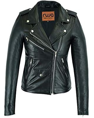 Women Leather Jacket - Real Lambskin Leather Jackets For Women | Amazon (US)