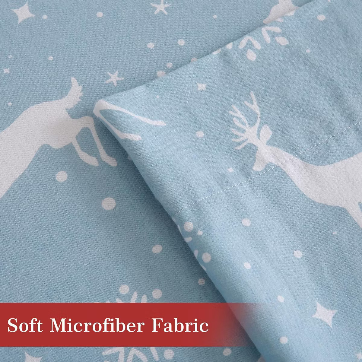 4 Pieces Soft Microfiber Christmas Bedding Sheet Set | Target