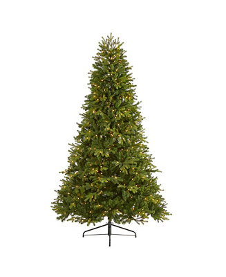 Washington Fir Artificial Christmas Tree with 600 Clear Lights and 1610 Bendable Branches | Macy's