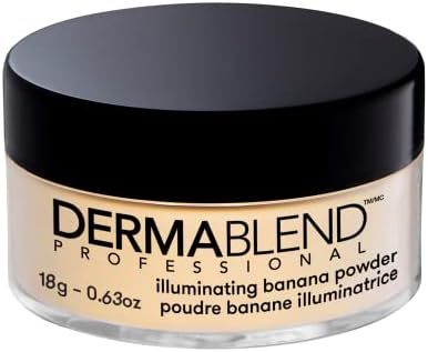 Dermablend Illuminating Banana Powder, Loose Setting Powder Makeup for Brightening and a Long-Lastin | Amazon (US)