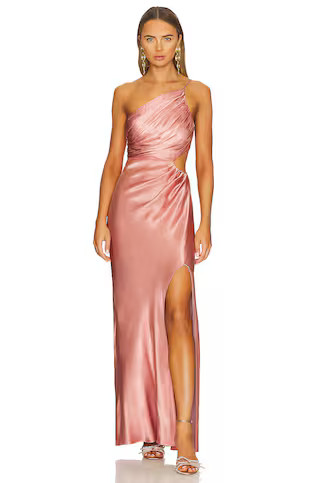 La Lune Asymmetrical Gathered Maxi Dress
                    
                    Shona Joy | Revolve Clothing (Global)