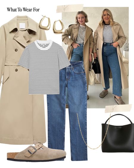 Trench coat outfits 🧥

Denim, striped tshirt, classic style, spring fashion, Abercrombie curve jeans, high street 

#LTKmidsize #LTKstyletip #LTKSeasonal