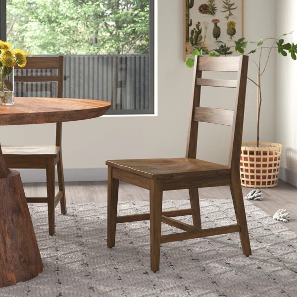 Mccourt Slat Back Side Chair in Brown | Wayfair North America