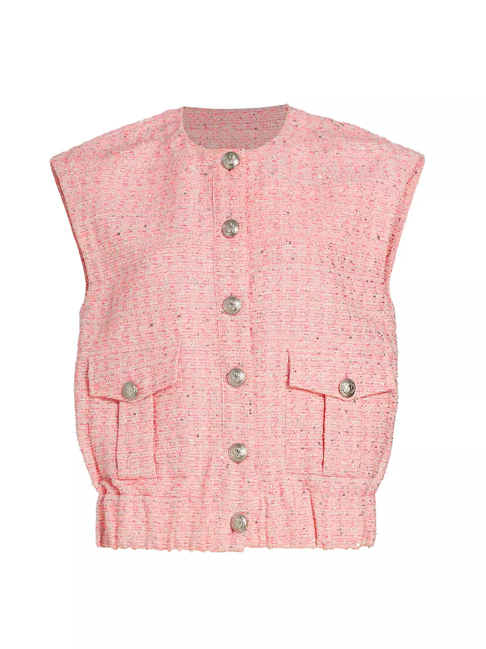 Uma Cotton Tweed Vest | Saks Fifth Avenue