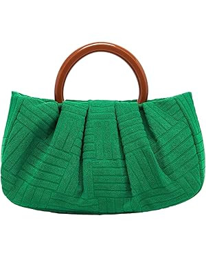 Verdusa Women's Ruched Small Handbag Clutch Purse Dumpling Pouch Bag | Amazon (US)