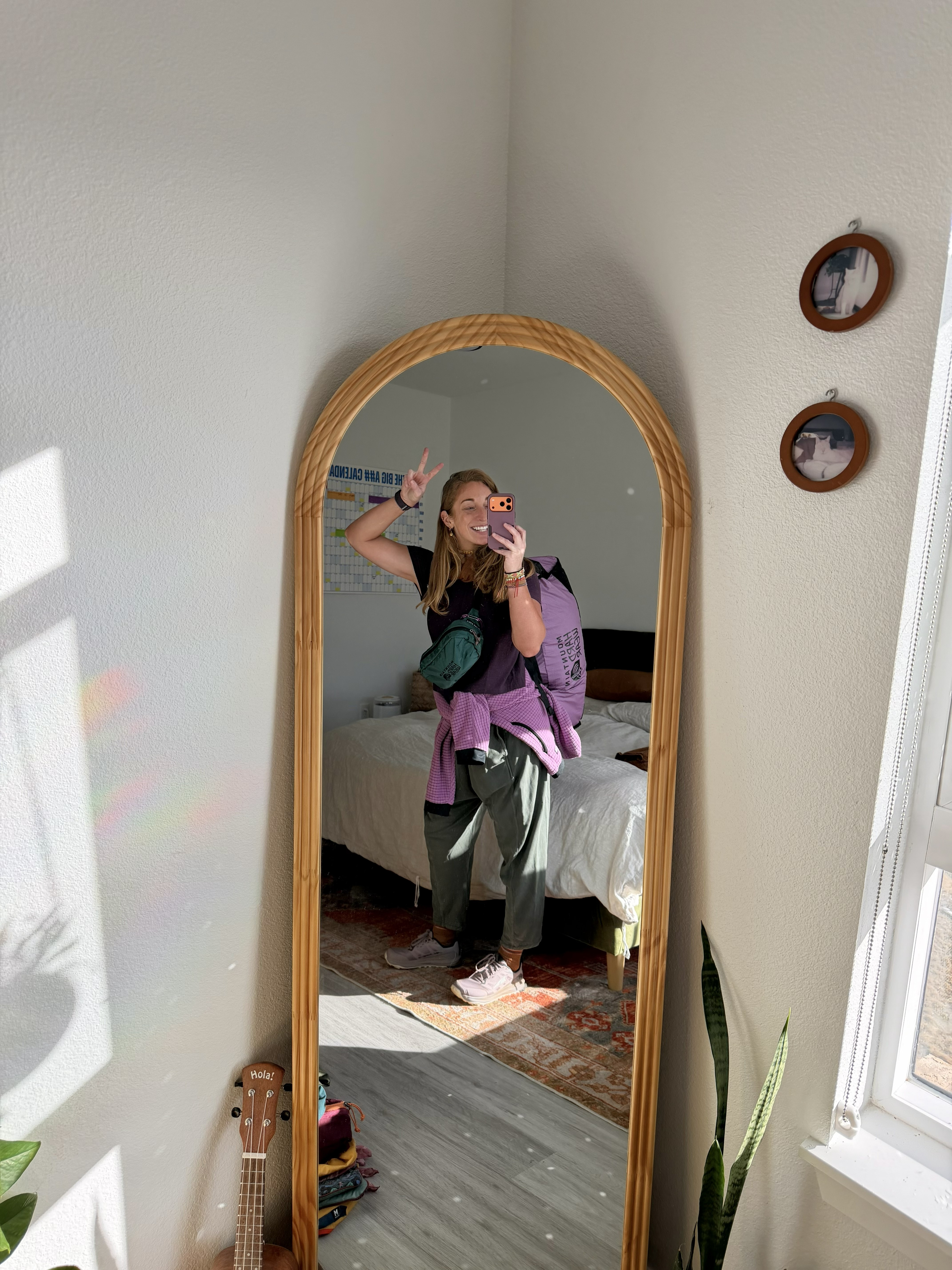 Loving this colorful outdoorsy combo. Mountain Hardwear bags, comfy hiking layers, and my go-to New Balance sneakers.  

 #LTKselfcare #LTKActive #LTKTravel