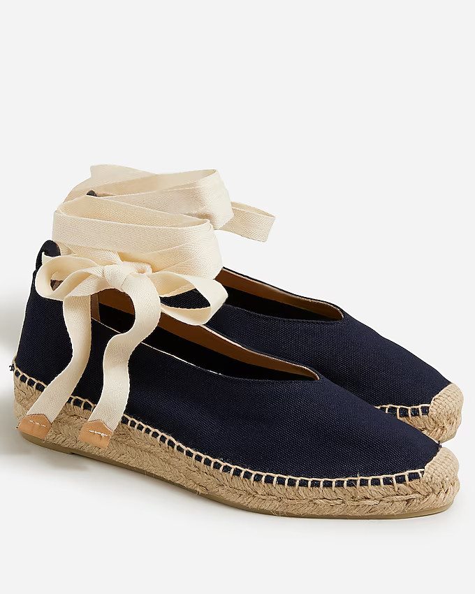 Castaner® X J.Crew lace-up espadrille sandals | J. Crew US