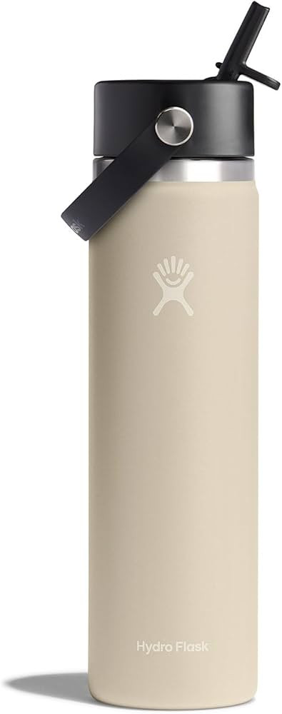 HYDRO FLASK Wide Mouth vacuum insulated stainless steel water bottle with leakproof closeable str... | Amazon (US)
