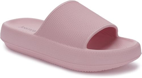 Joomra Pillow Slippers for Women and Men Non Slip Quick Drying Shower Slides Bathroom Sandals | U... | Amazon (US)