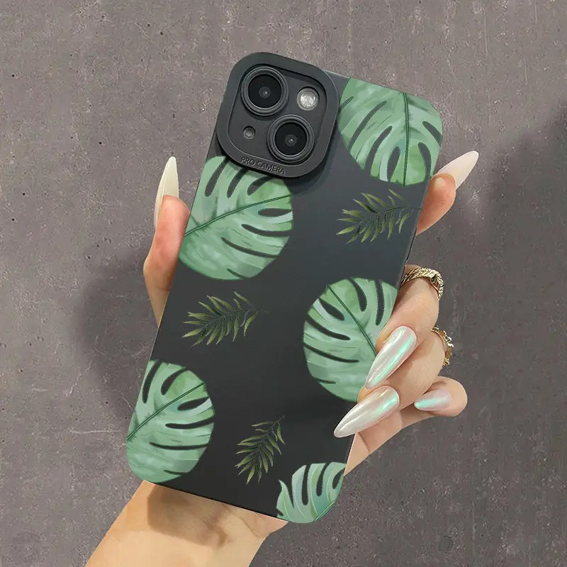 TH8381 Large Green Lotus Leaf Phone Case, Gift For Birthday, Girlfriend, Boyfriend, Friend Or You... | Temu Affiliate Program