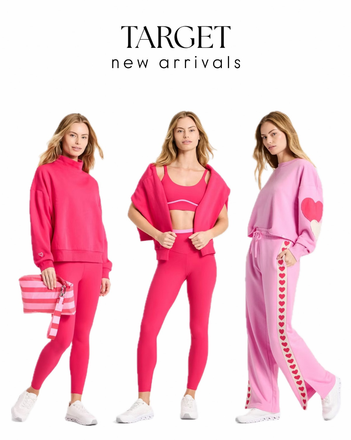 TARGET 🎯 new arrivals for spring activewear sets athleisure Valentine's day matching sets 