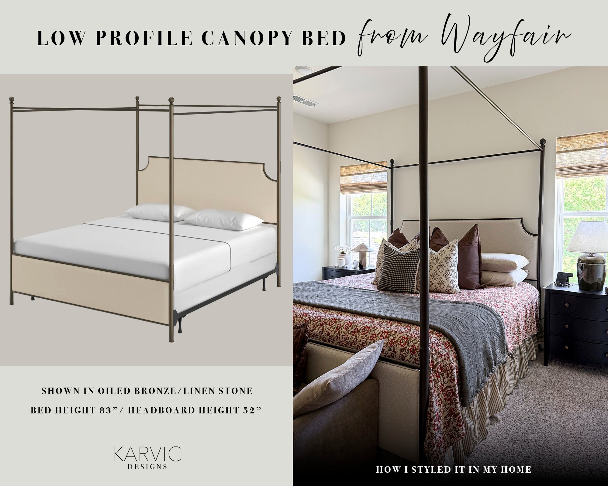 The perfect canopy bed for your bedroom makeover! ✨

#LTKHome #LTKSaleAlert