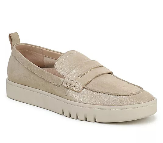 Vionic Leather Vio Motion Loafers - Chantel - QVC.com | QVC
