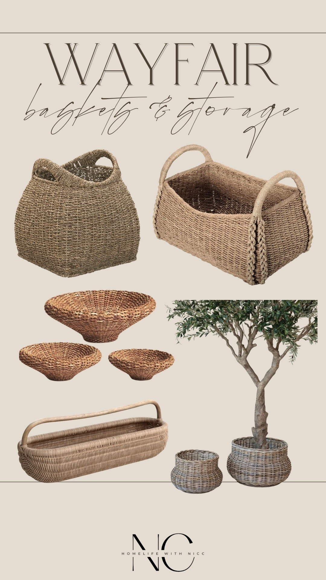 Wayfair baskets and storage solutions

#LTKmomlife #LTKdayinmylife #LTKHome