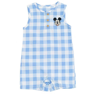 Disney Mickey Mouse Baby Sleeveless Romper Newborn to Infant | Target