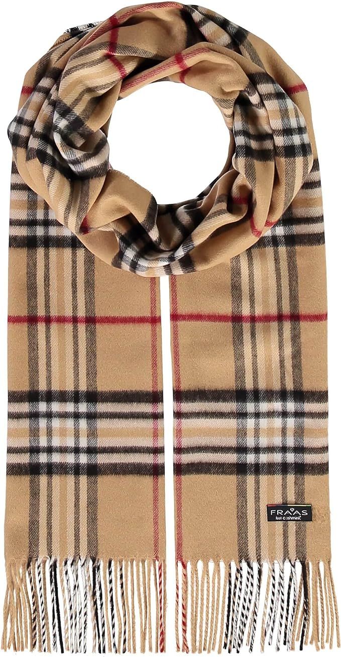 Fraas Cashmink® Scarf - Checkered Plaid For Women & Men - Warm & Softer Than Cashmere - Made In ... | Amazon (US)