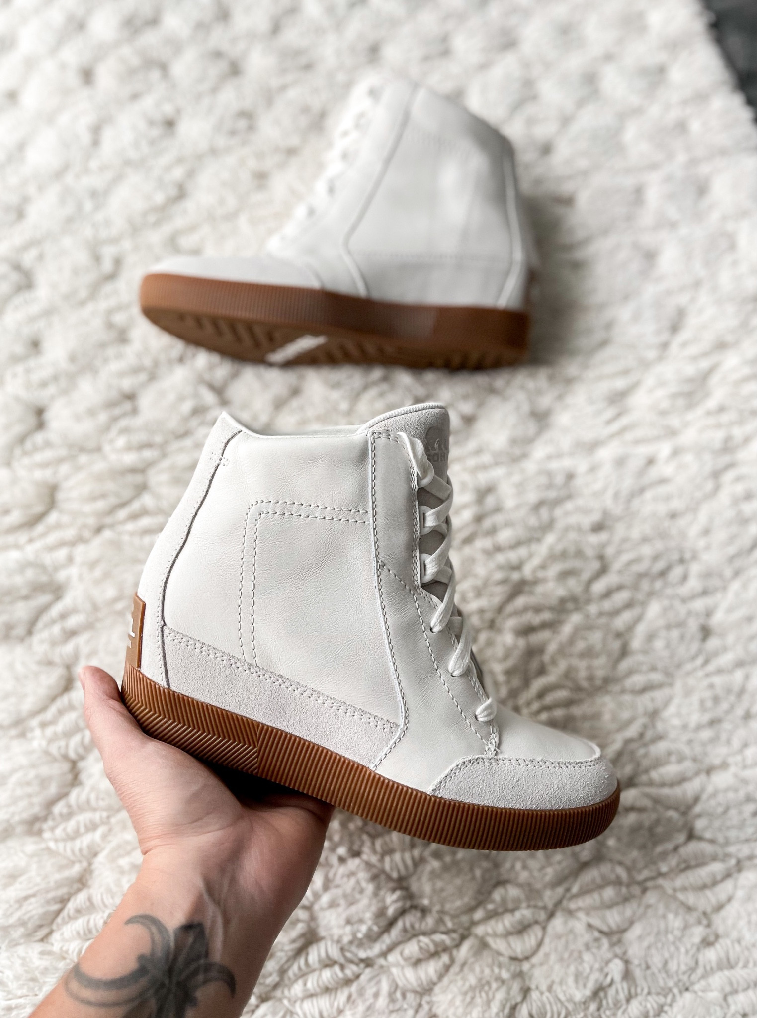 Snagged the perfect white wedge boots on Black Friday and they finally arrived yesterday. I am in love with the texture and color. 

Sorel • Wedge Shoes • Shoe Trend • Wedge Boot • Womens Shoes • Neutral Sneakers • Gift Idea • Gifts For Her • Out N About II Wedge Boot

#neutralboots #giftsforher #giftidea #womenssorel

#LTKHoliday #LTKshoecrush #LTKsalealert