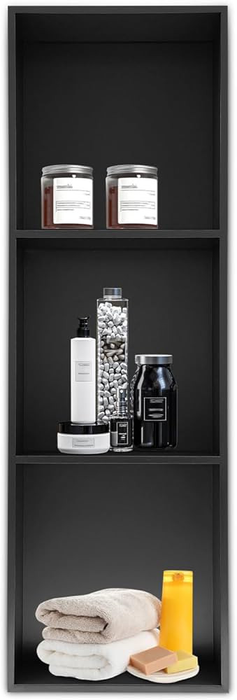 Recessed Shower Storage Shelf, 3 Tier Stainless Steel Shower Niche 36" X 12", Bathroom Shelf Orga... | Amazon (US)