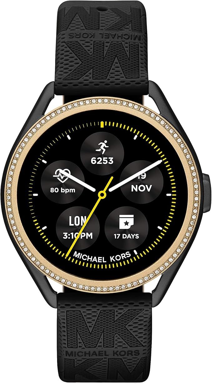 Michael Kors Women's MKGO Gen 5E 43mm Touchscreen Smartwatch with Fitness Tracker, Heart Rate, Co... | Amazon (US)