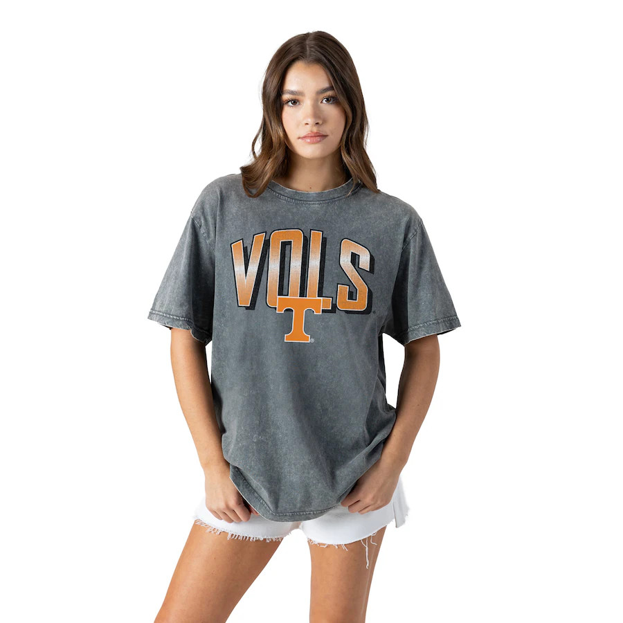 Tennessee Volunteers Gameday Couture Women's Snow Washed Relaxed Fit Classic T-Shirt - Gray | Fanatics