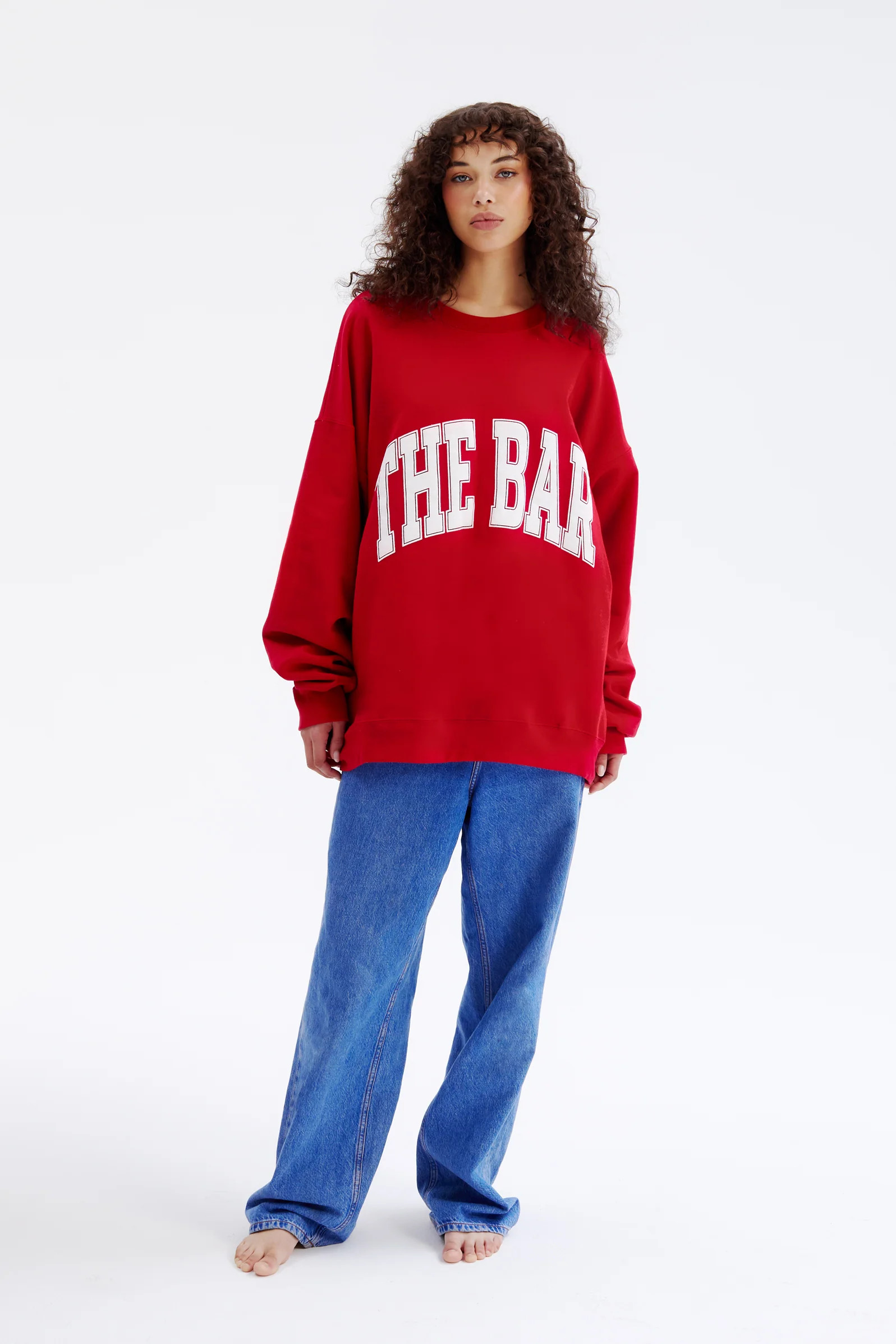 VARSITY SWEATSHIRT RUBY | The Bar
