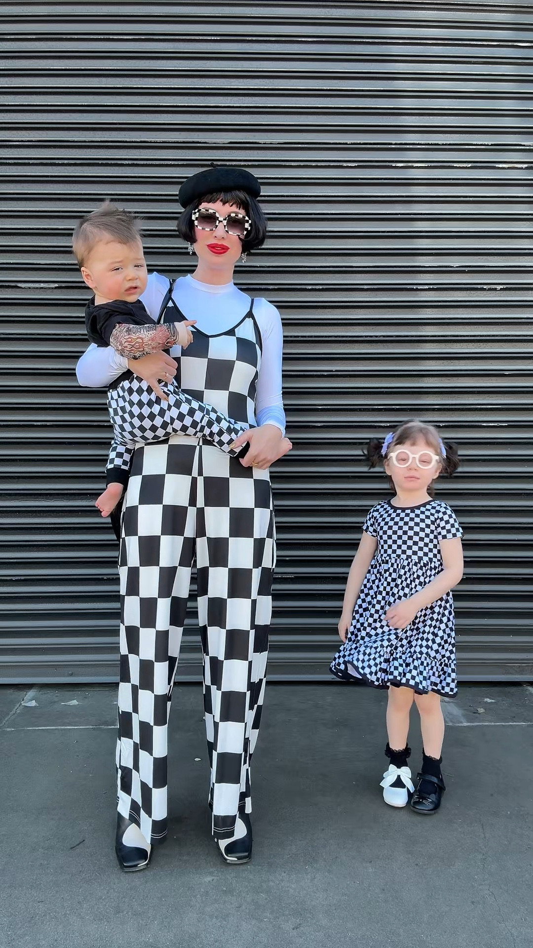 Our family matches. Today it’s checkers! 

#LTKKids #LTKFamily #LTKBaby