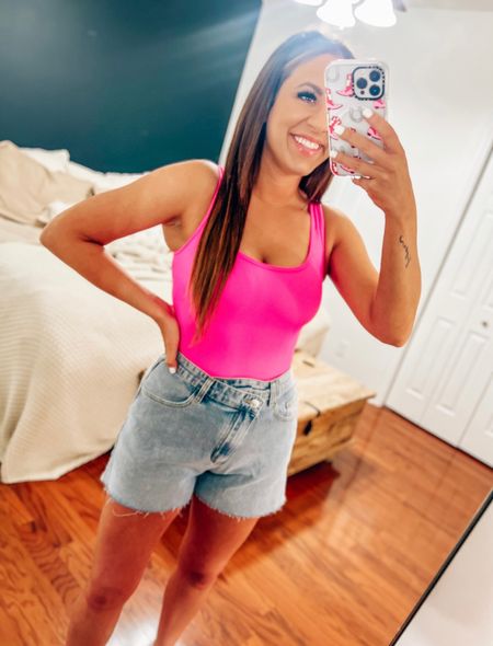 Bodysuit, jeans, denim, shorts, summer, pink, Wedding guest, country concert, Taylor Swift outfit, summer dress, travel outfit, swim, white dress, bedroom, 4th of July, nursery #amazon #ootd #summeroutfit

#LTKFind #LTKstyletip #LTKunder50